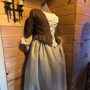 Colonial 18th century complete rev war short jacket outfit