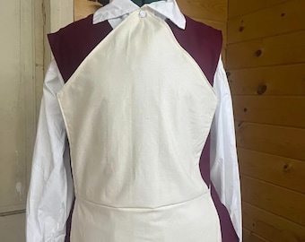 Men’s 18th Century muslin work apron