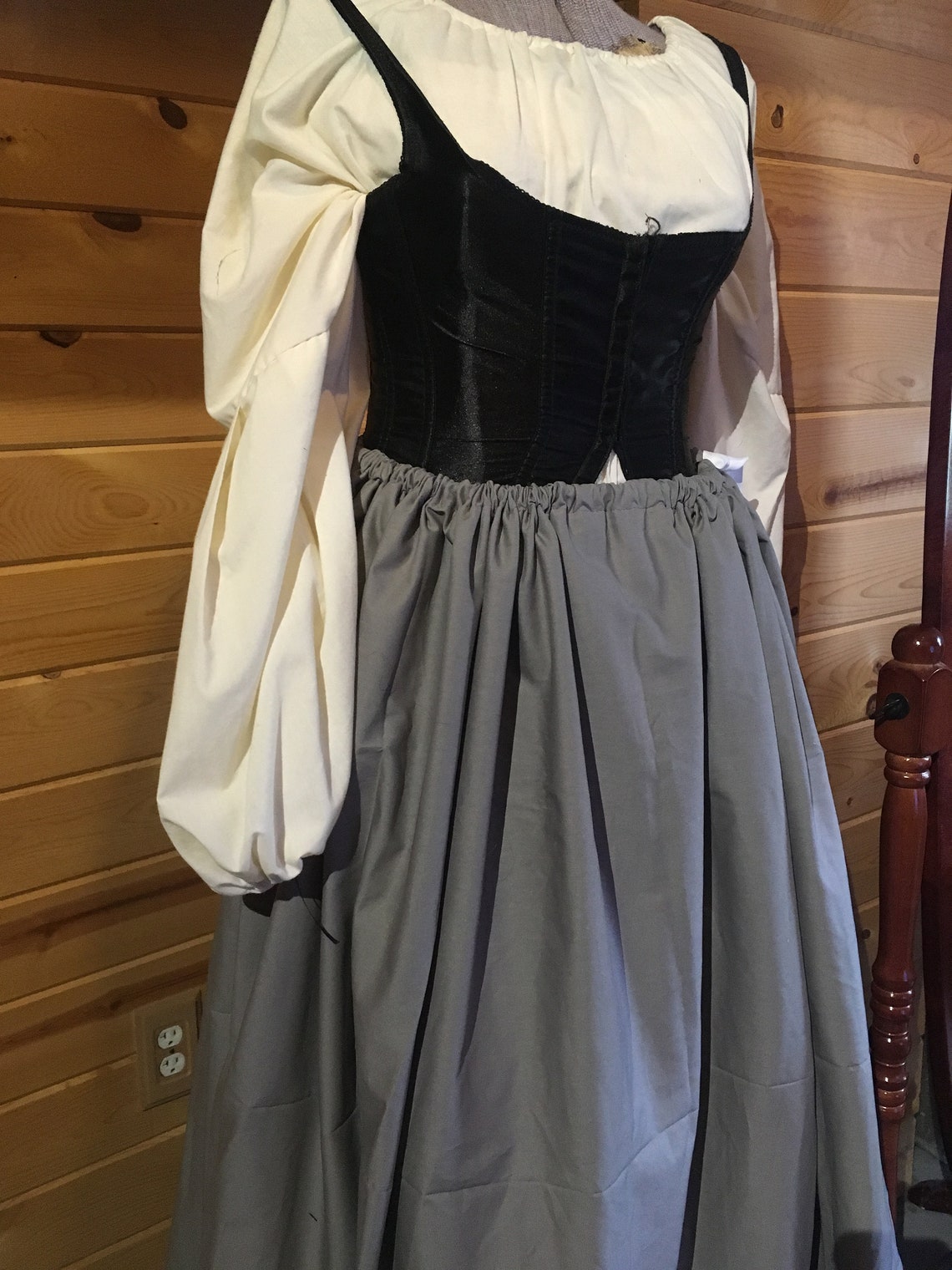 Cotton 18th Century Colonial Drawstring Petticoat - Etsy