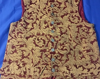 Colonial 18th century revolutionary war or pirate waistcoat vest