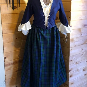 Complete Outlander Celtic colonial 18th century revolutionary war colonial 18th century outfit