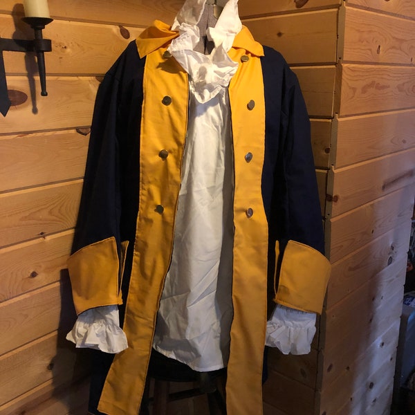 Men’s colonial 18th century great coat