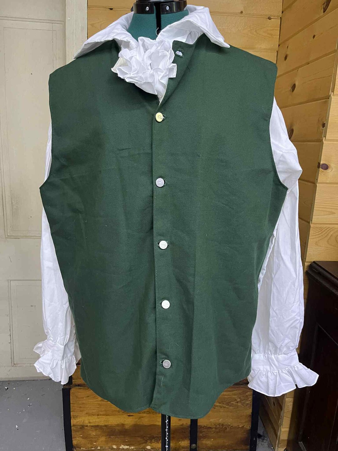 Colonial 18th Century Revolutionary War or Pirate Waistcoat Vest - Etsy
