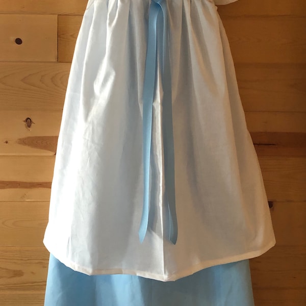 Robe de jour Emma Jane Austen à taille empire, XIXe siècle