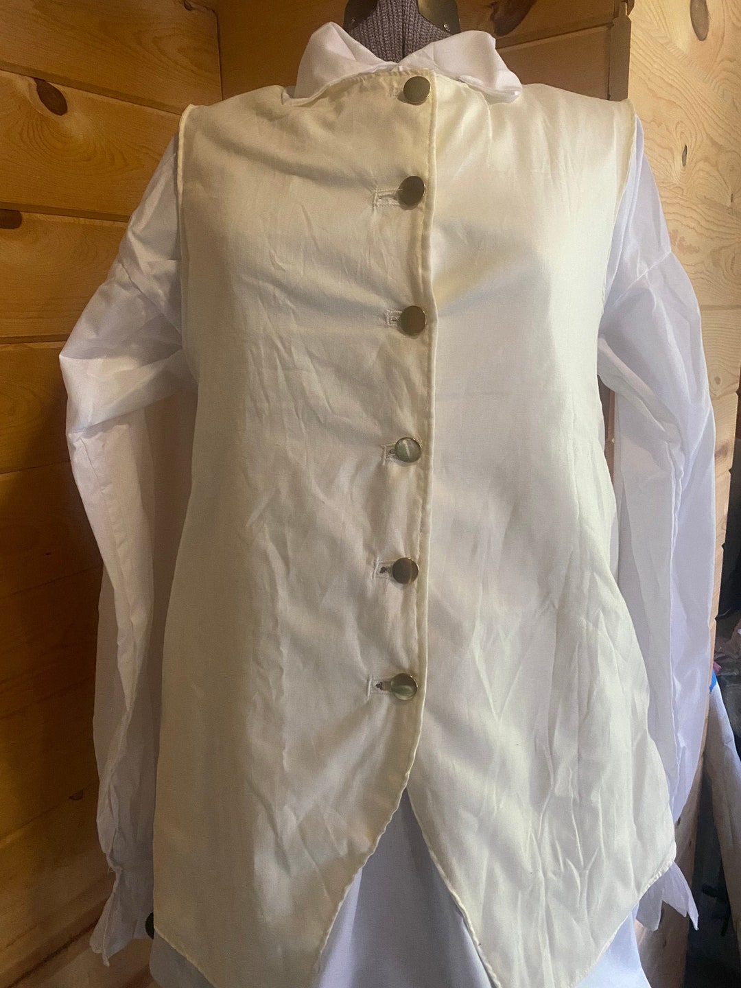 Colonial 18th Century Revolutionary War or Pirate Waistcoat Vest - Etsy