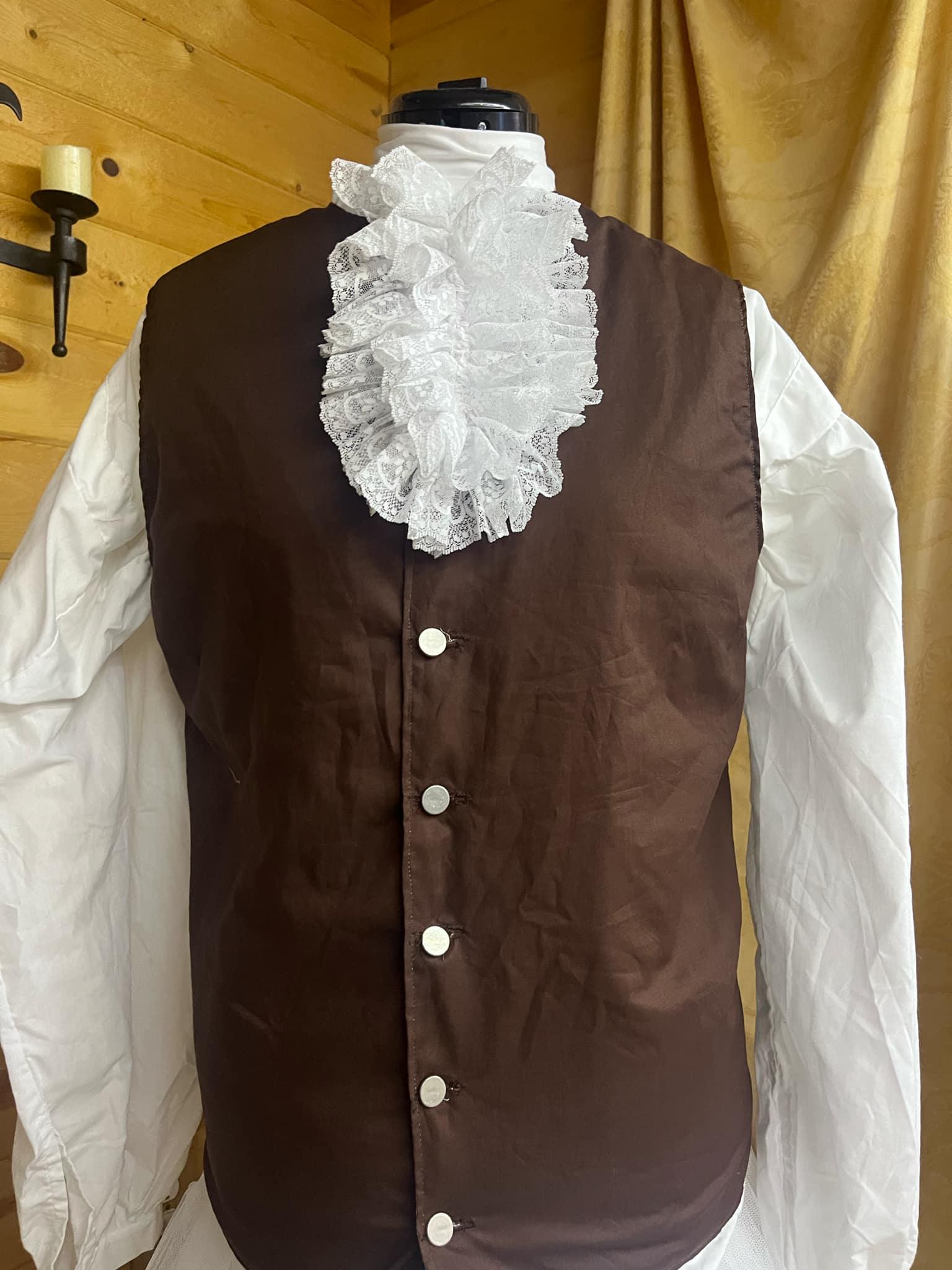 Colonial 18th Century Revolutionary War or Pirate Waistcoat Vest - Etsy