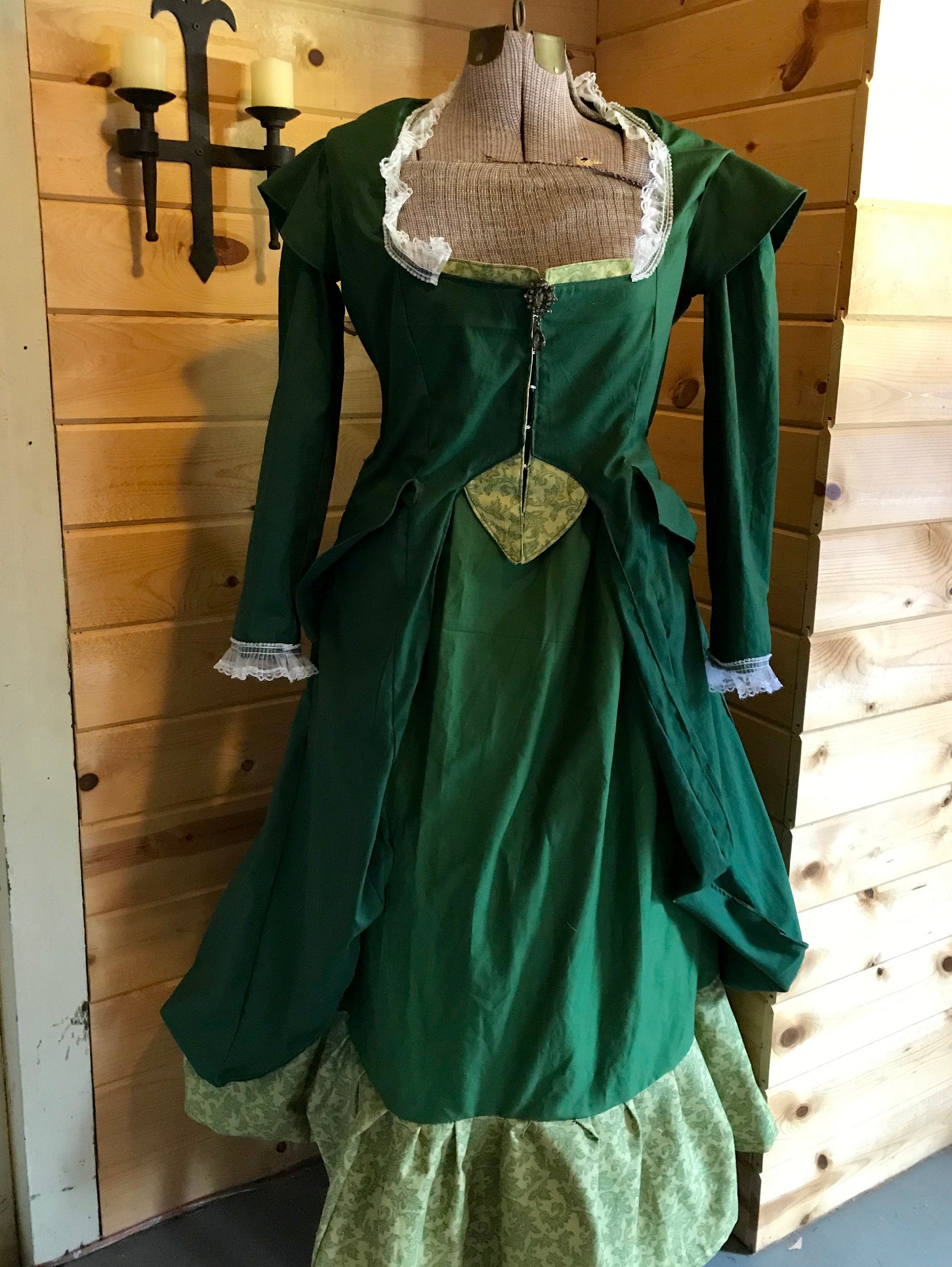 mina harker green dress Sandie - Cord Pinafore Dress main image 0
