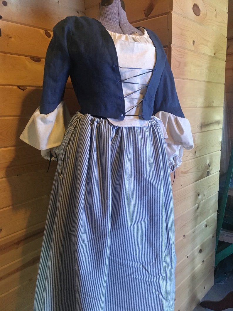 Complete Linen Colonial 18th Century Williamsburg Outlander Etsy