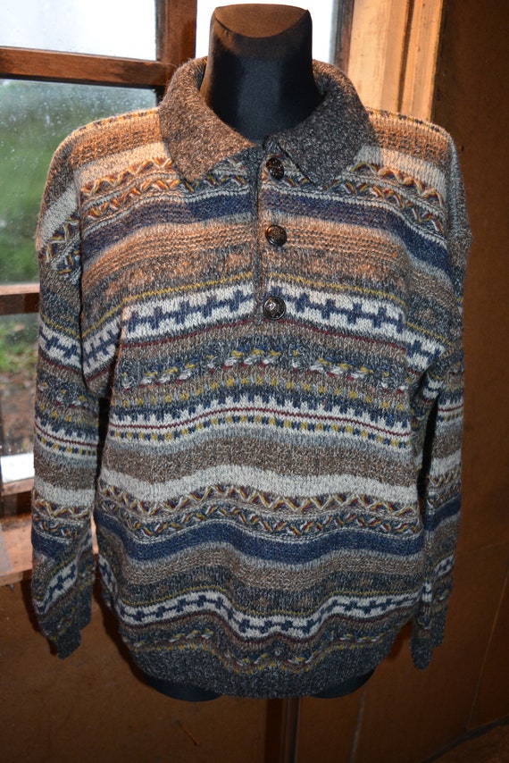 Vintage lana/acrylic/alpaca sweater