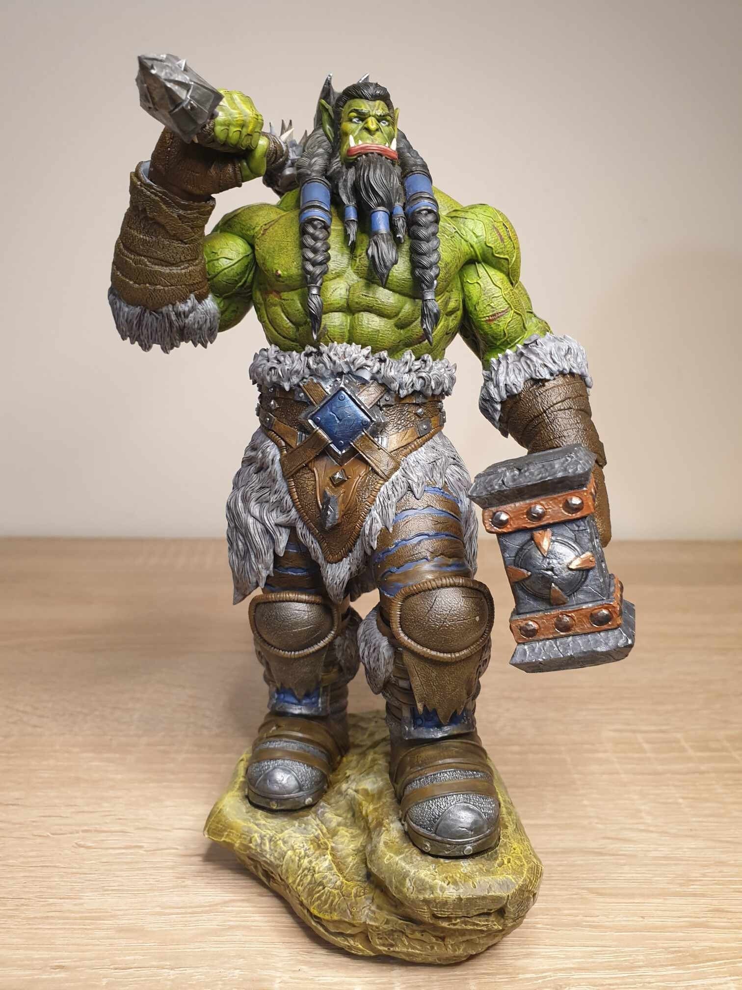 Figurine Yrel World Of Warcraft - Impression 3D Résine 2024 - À Peindre Ou Collectionner