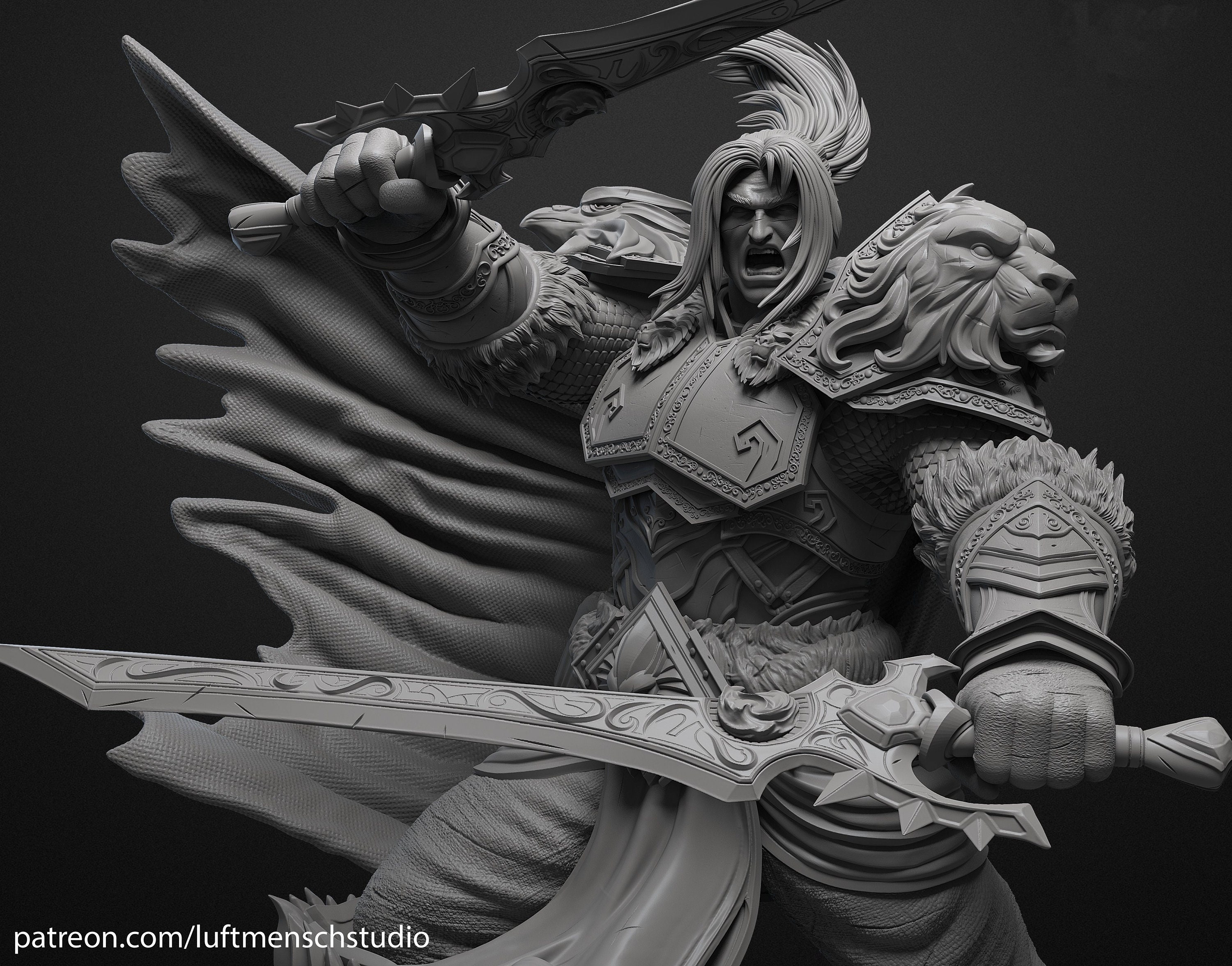 Figurina Sabot-de-sang World Of Warcraft | Stampata In 3D In Resina Da Dipingere | Modello Wow 2024