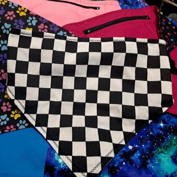 CUSTOM Bandannas With Pockets Double Sided (Bandana) - For Fursuit & Cosplay (Please Read Description)