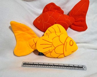 Plüschtier Fisch Prop - Bestickt - Für Cosplay & Fursuiting