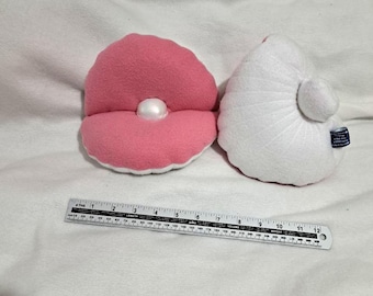 Plüschtier Muschel mit irisierender Perle - Für Cosplay & Fursuiting