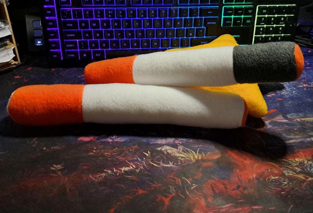 Cigarette Plushy Prop For Cosplay & Fursuits