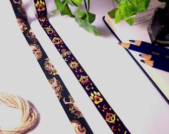 Esoterik Totenkopf & Witchy Paws Washi Tape Rollen