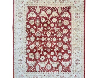 Hand-Knotted Wool Ziegler Rug – Mahal Persian Carpet, 305 x 250 cm