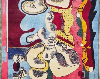 Le Corbusier Deux Femmes etendues Rug – Hand-Knotted Wool Silk Cotton 250x190cm