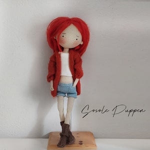 Crochet pattern | Sosole doll 3 (with fingers and toes) | German/English
