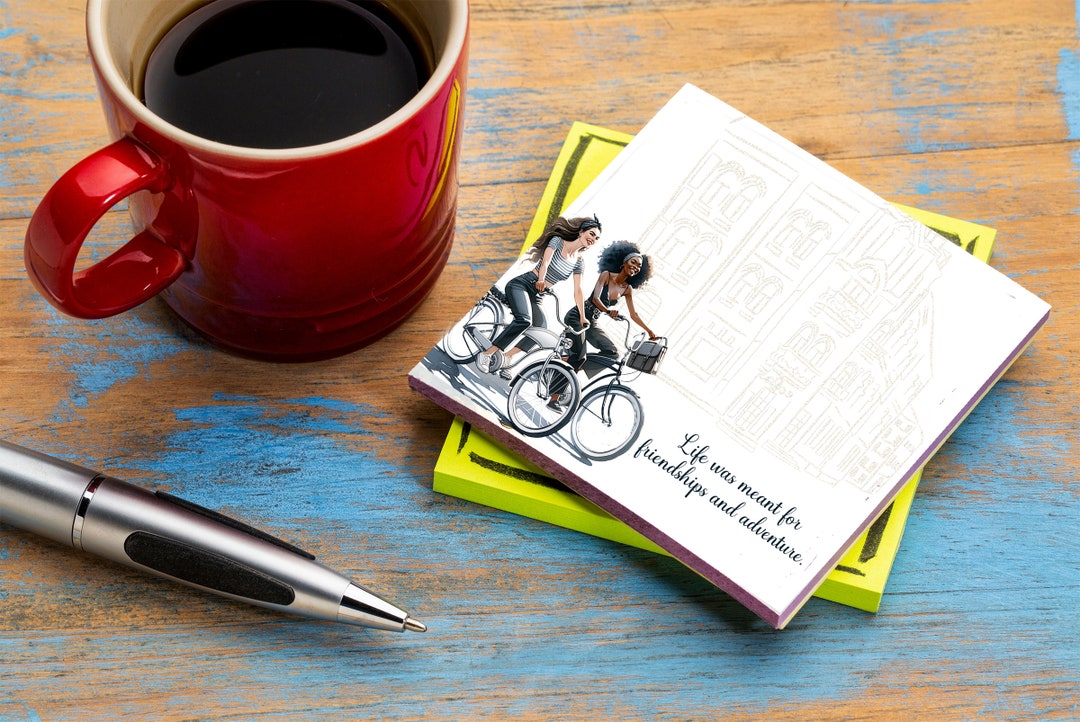 Friendship and Adventure Sticky Note Pad - Etsy