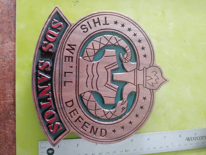 Two Rocker Sergeant Rocker Drill Sergeant Badge / Patch Style / Army Badge / Drill Sergeant ...