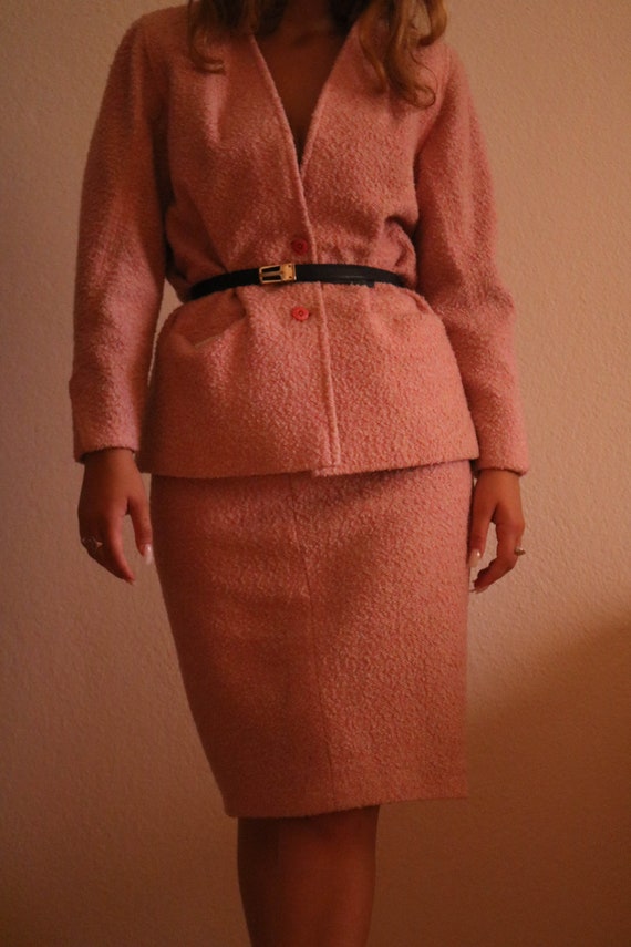 Vintage Handmade Light Pink Suit
