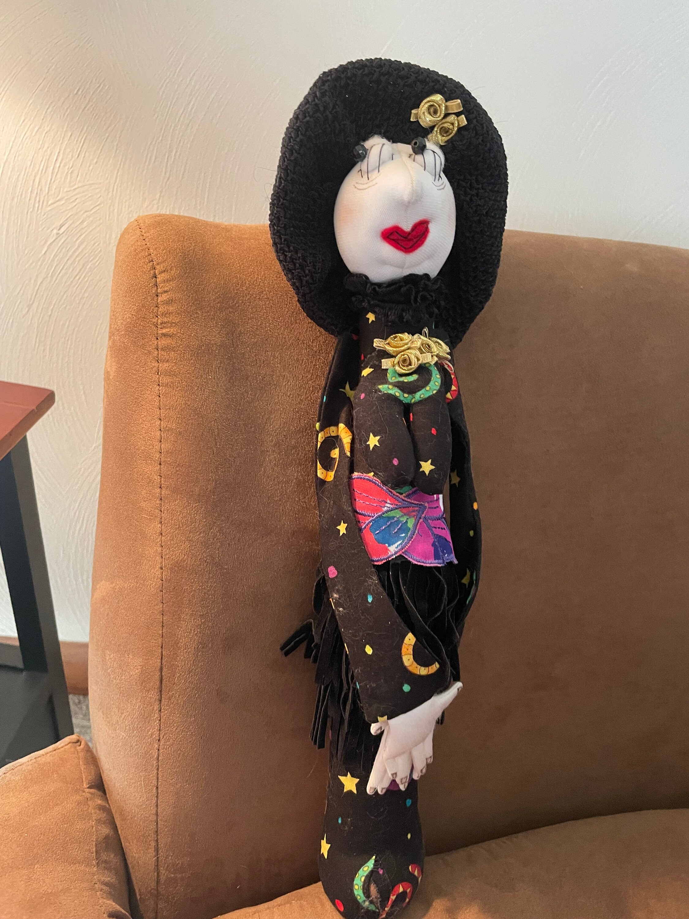 Vintage Hand Made Sand Bag Lady Doll Etsy