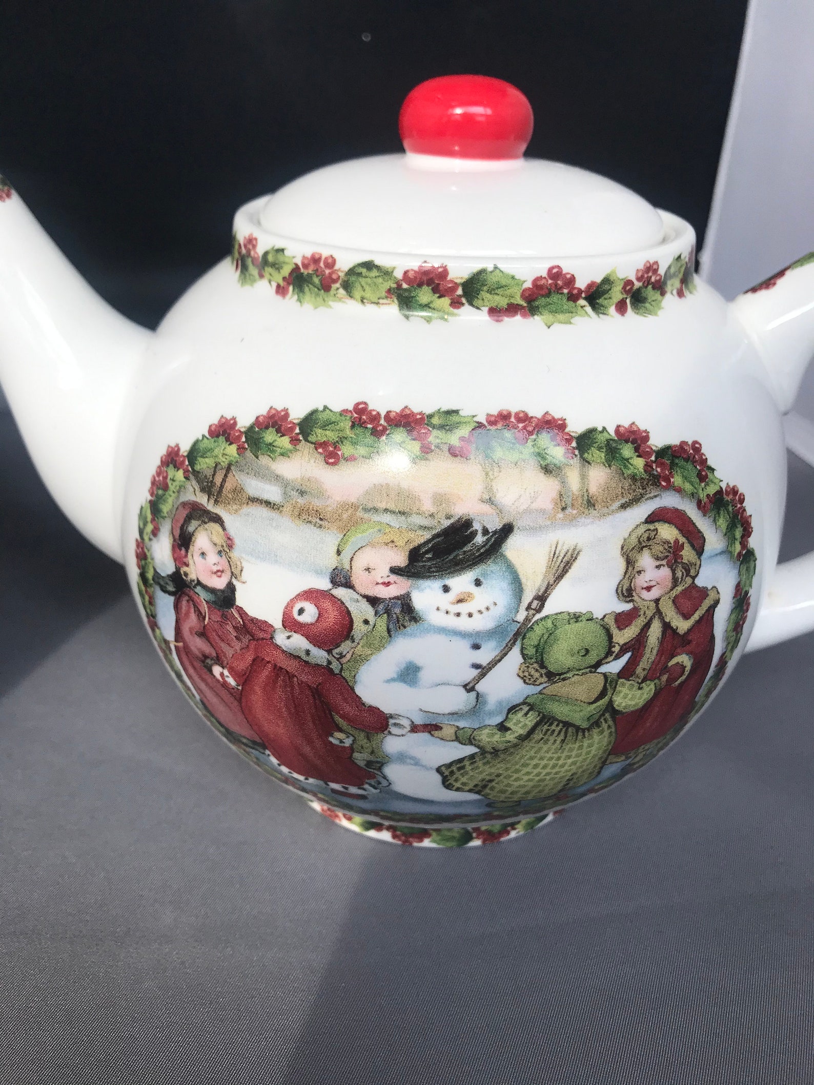 Burton & Burton Teapot Tis the Season John Etsy