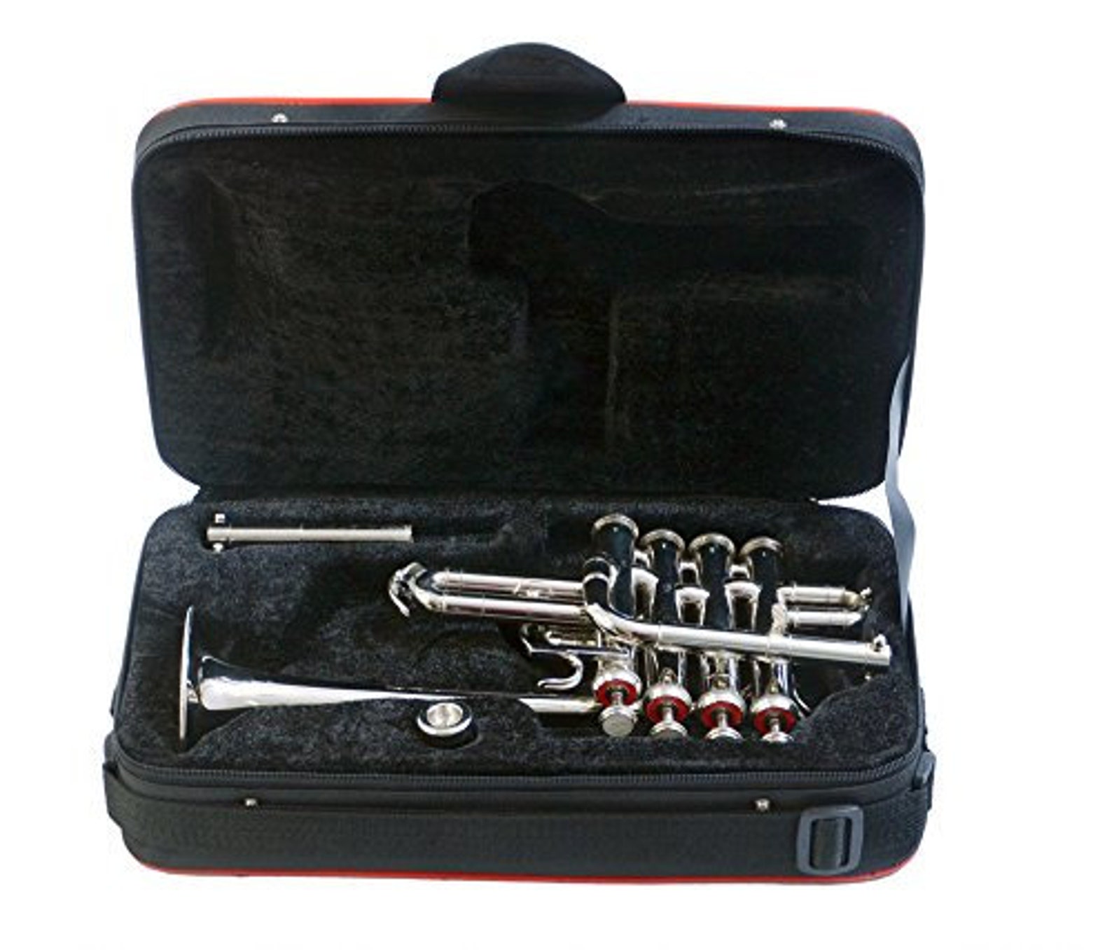 Sai Musical India Silver Nickel Piccolo Trumpet With Free