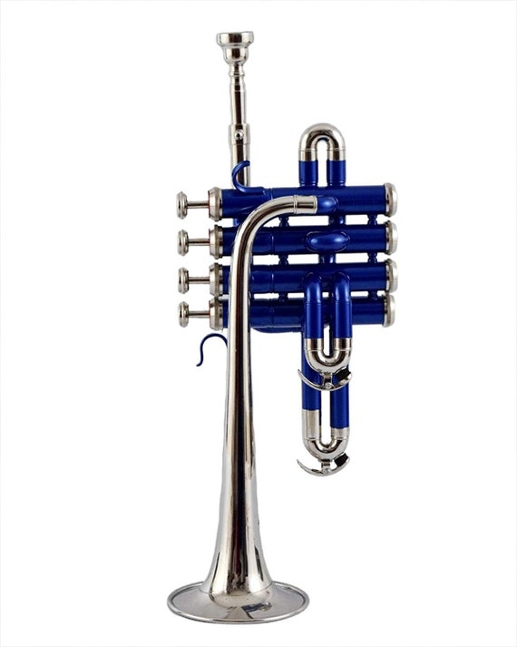 Bb sai musical Piccolo Trumpet Red and BLUE
