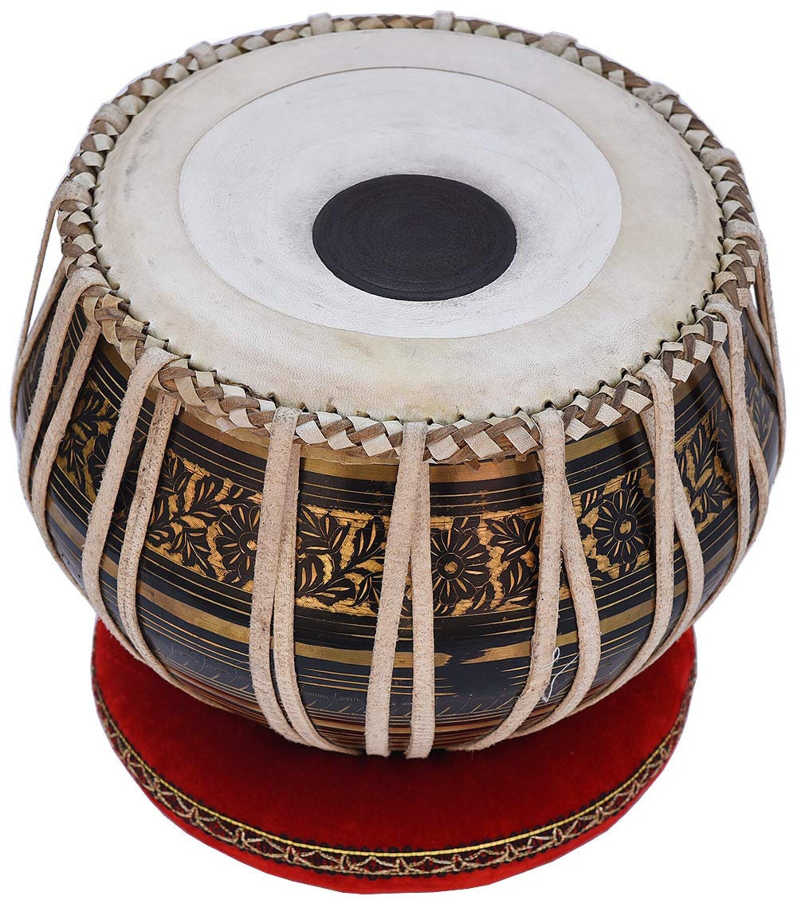 Tabla Drum Set 2.5 Kg Black Painted Brass Bayan Beautiful Etsy