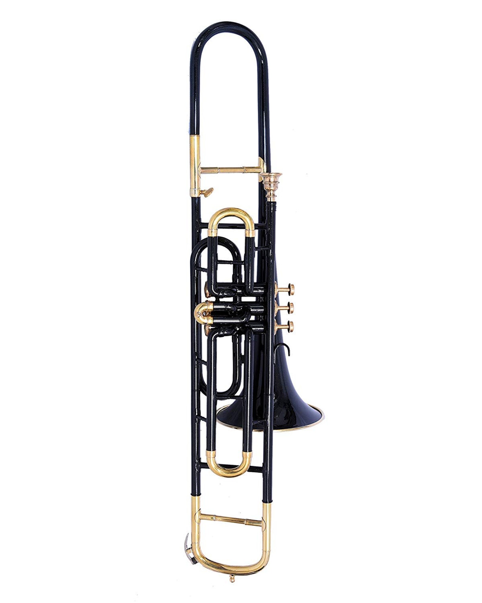 Trombone Bb Pitch Finish Brass Made W/casemp BLACK Etsy