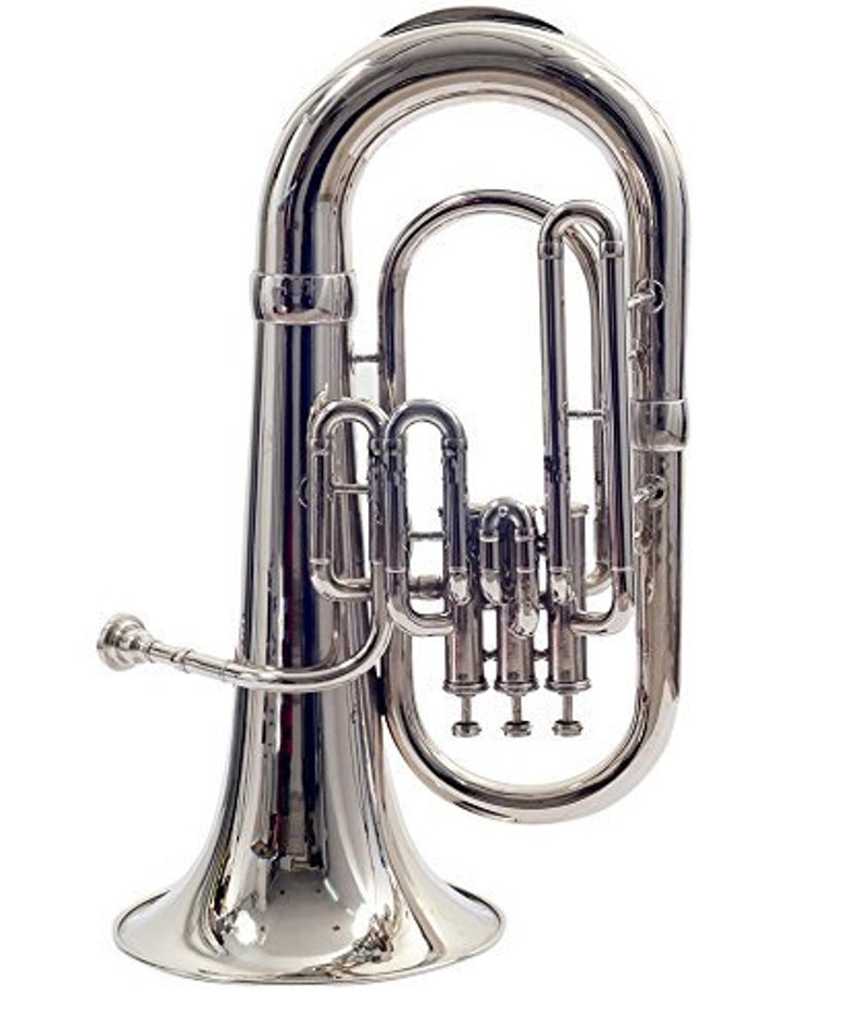 Queen Brass Stylish Euphonium 3 Valves Shinning Flat Brass Etsy