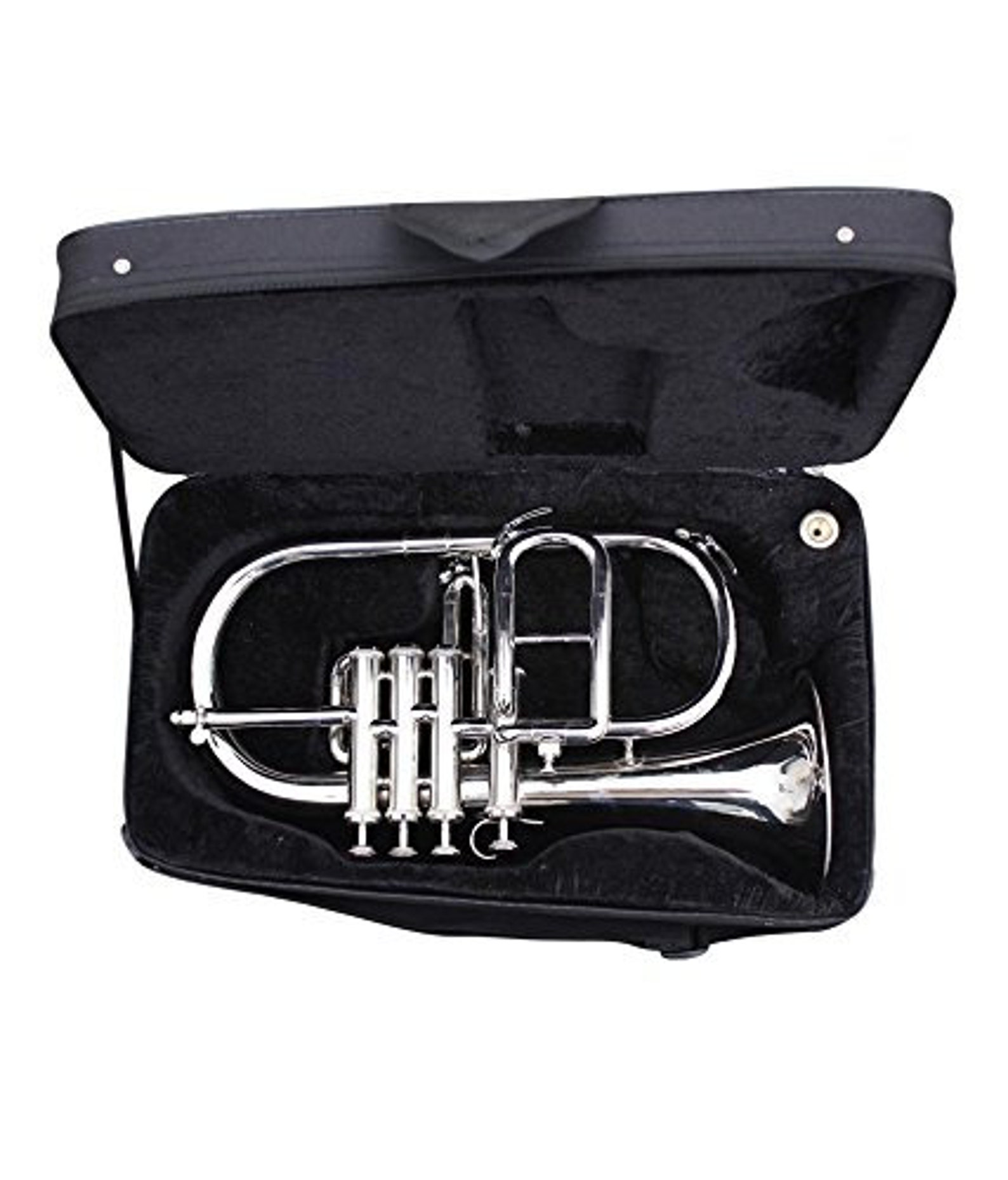 Queen Brass, F25, Flugel Horn, Bb 4 Valve nickel Etsy
