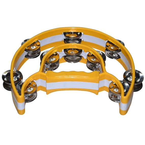 Pro Half Moon Tambourine Double Cutaway Double Cutaway Tambourine With 