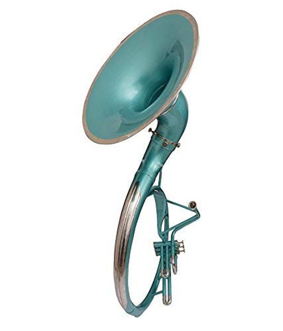 SAI MUSICAL Sousaphone Small Bb Pitch Green With Free Carry Bag Mpship 