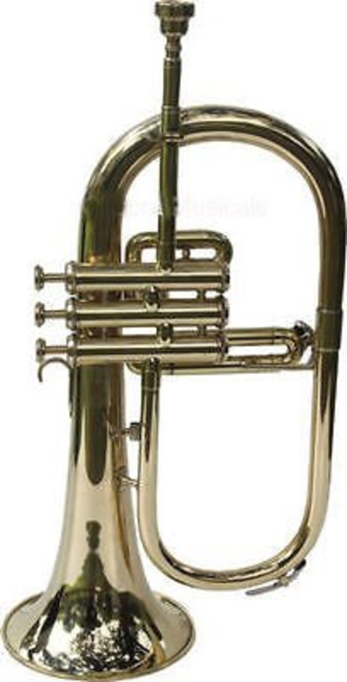 Queen Brass Natural Brass Flugel Horn 2016 Great Value 3valve Brass BB Flugelhorn MI 039 Etsy
