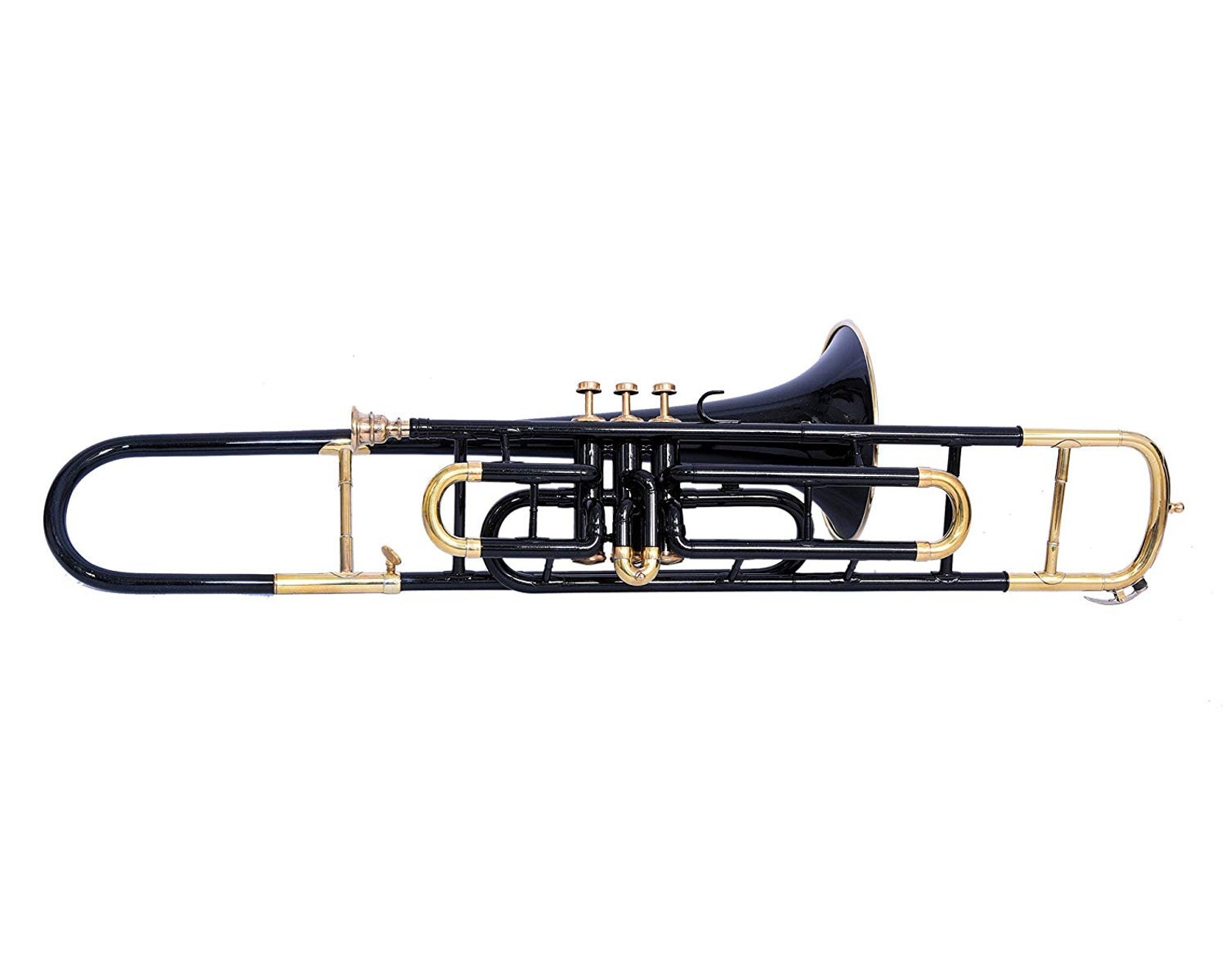 Trombone Bb Pitch Finish Brass Made W/casemp BLACK Etsy