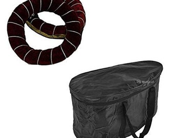 Steel Ring Tabla Set Cushion/Cover with bag - Color May be differ but design be same