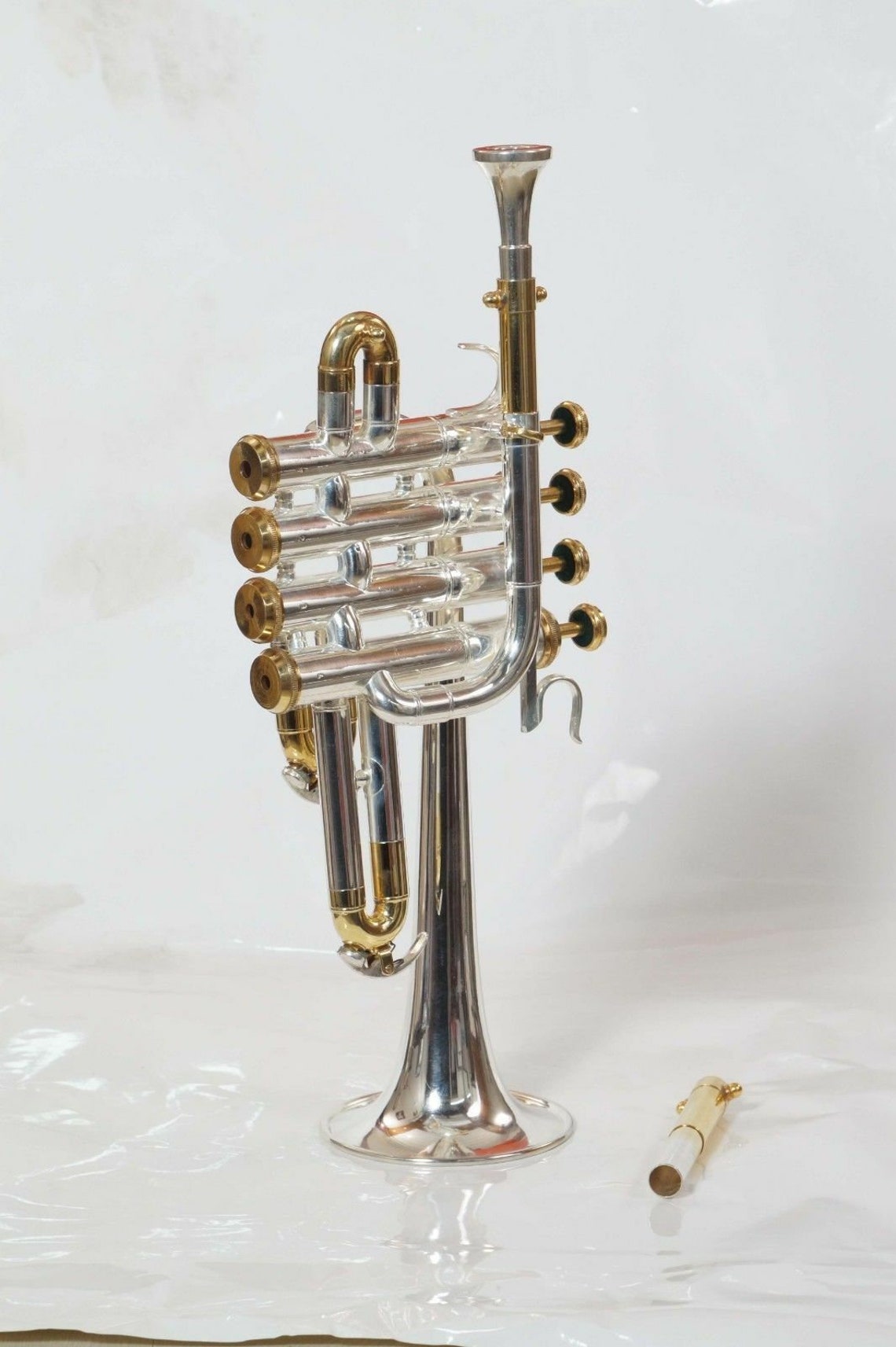 Buy Sale on Piccolo Trumpet Golden and Silver Finish Online in India Etsy