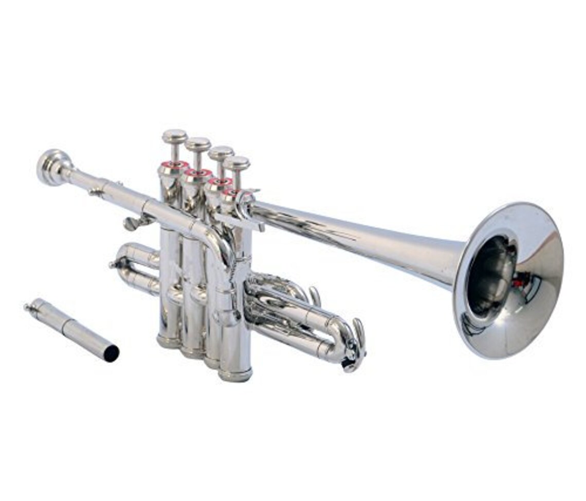 Sai Musical India Silver Nickel Piccolo Trumpet With Free Etsy