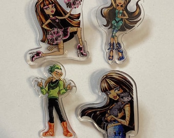Monster High Pins - Cleo and Deuce