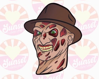 Tagliapasta per biscotti personaggio film horror, tagliapasta Freddy