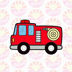 Koekjesuitsteker brandweerwagen