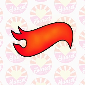 Hot Flames Cookie Cutter / Car Flames Cookie Cutter