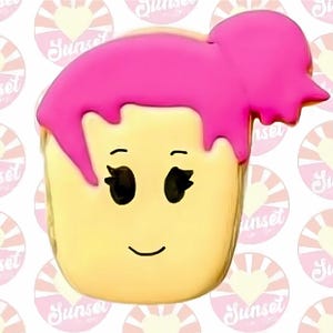 Gamer Girl cookie cutter