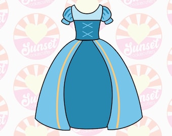 Princess Dress Cookie Cutter