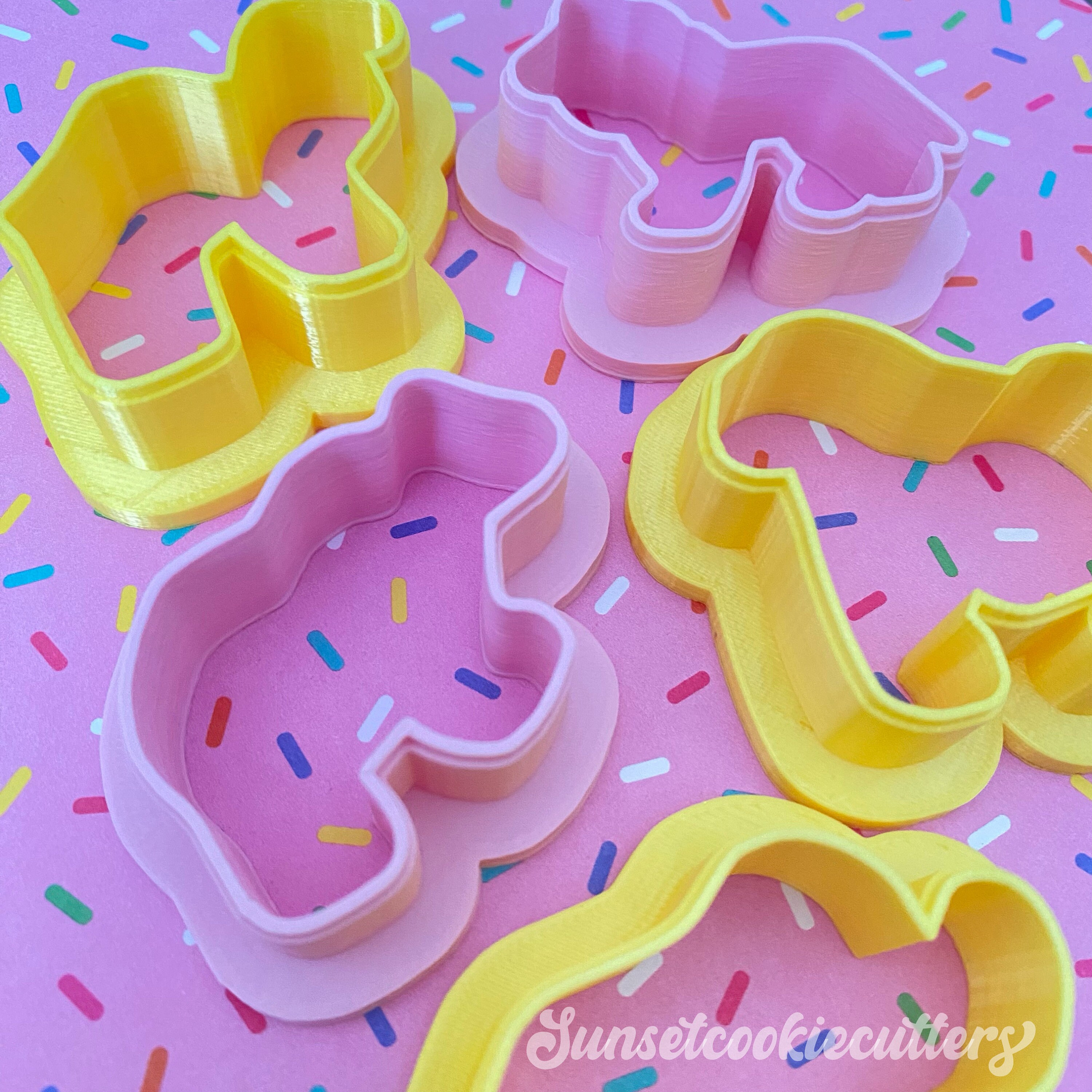 Circus Animal Cookie Cutter Setanimal Cookie Cutters Etsy