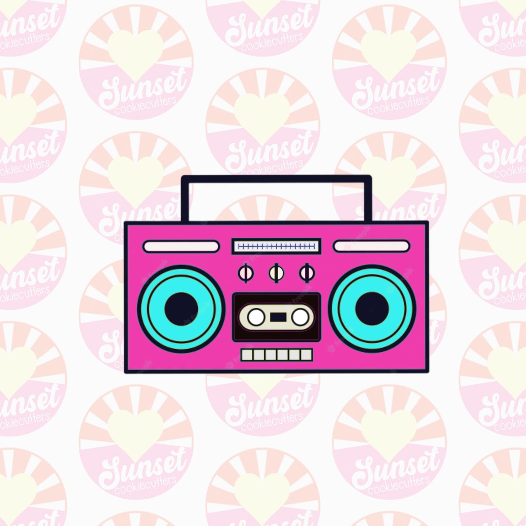 Retro Boombox Cookie Cutter/radio Cookie Cutter Etsy
