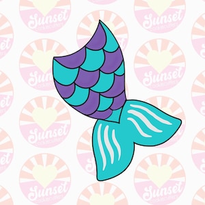 Mermaid Tail Cookie Cutter